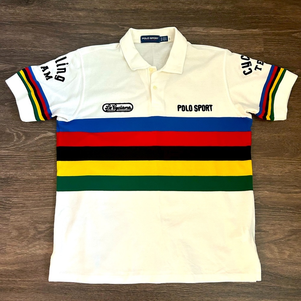 Polo Sport Ralph Lauren White Shirt size XL great condition only worn once!